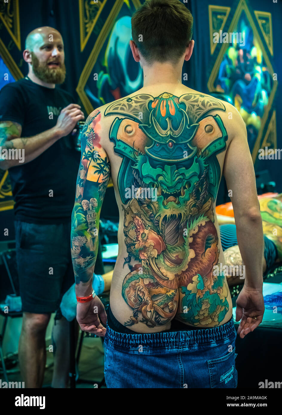 Man Showing Off Tattoo Photos Man Showing Off Tattoo