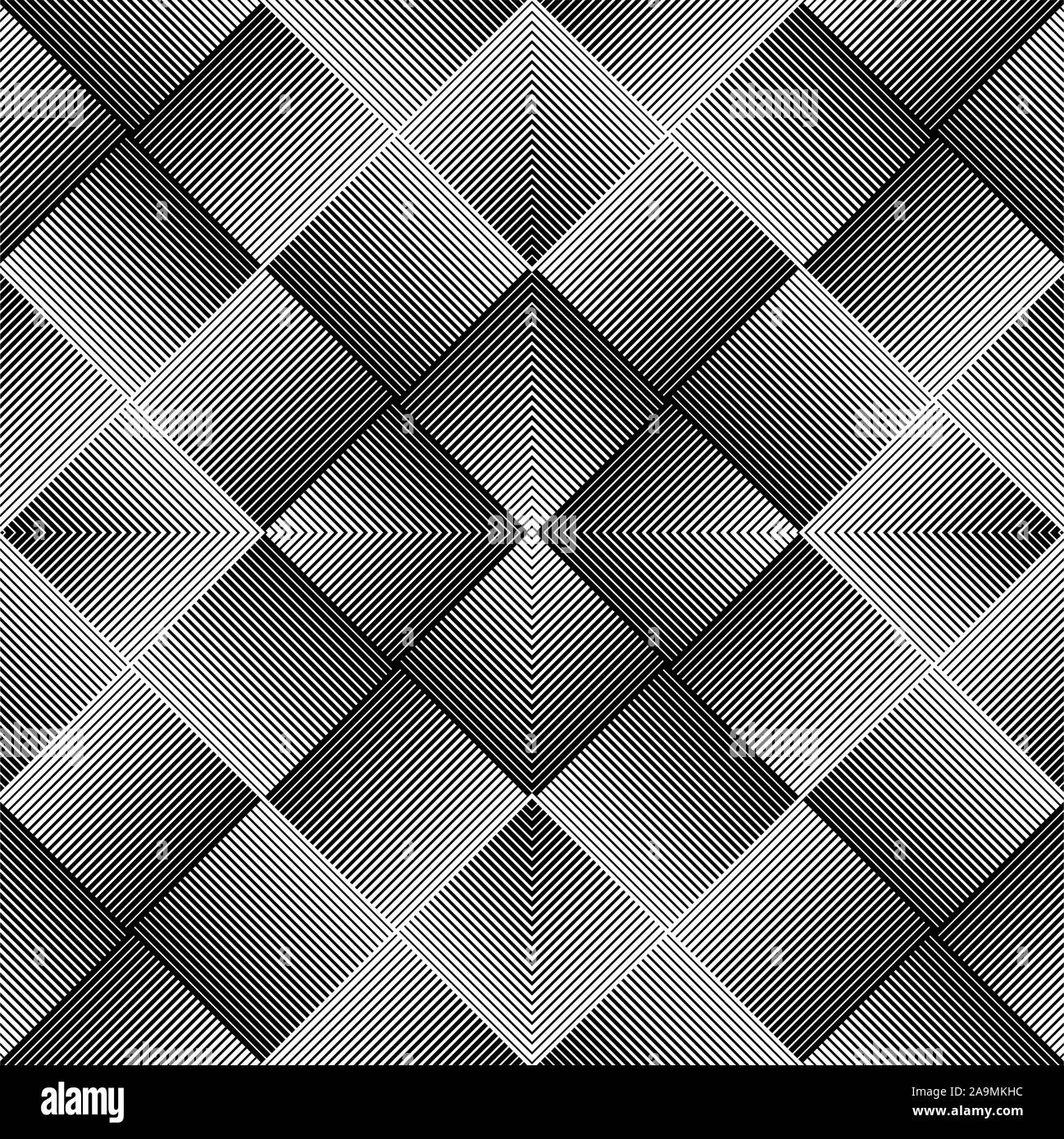 Modèle monochrome géométrique parfaite. Les lignes diagonales. - Vector Illustration de Vecteur