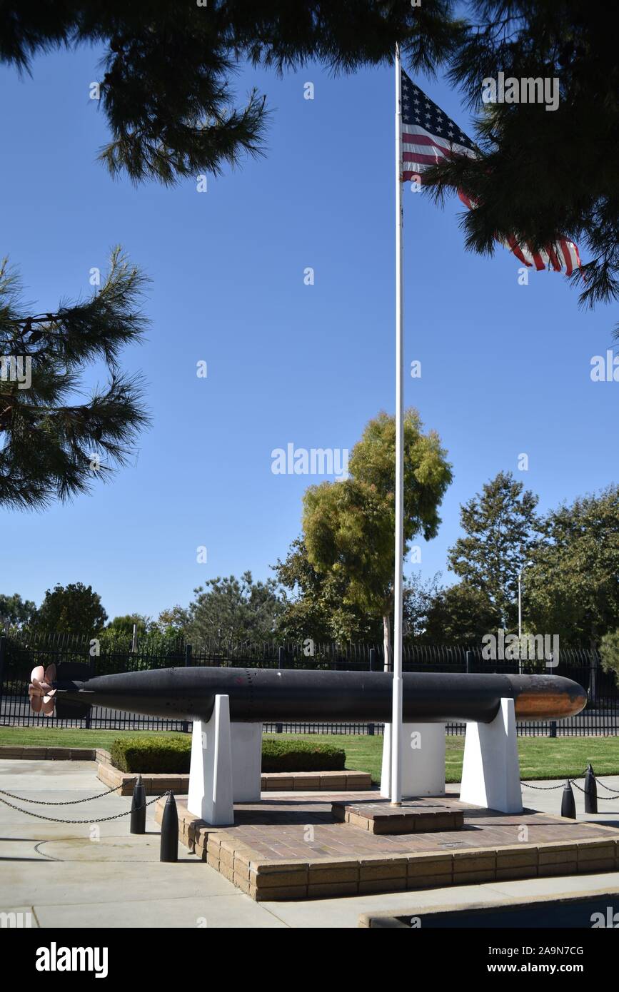 Seal Beach, CA, États-Unis d'Amérique le 19 octobre 2019 SOUS-MARIN DE LA DEUXIÈME GUERRE MONDIALE.Memorial. 52-sous-marins et personnel 3505 perdue lors de la DEUXIÈME GUERRE MONDIALE. Banque D'Images