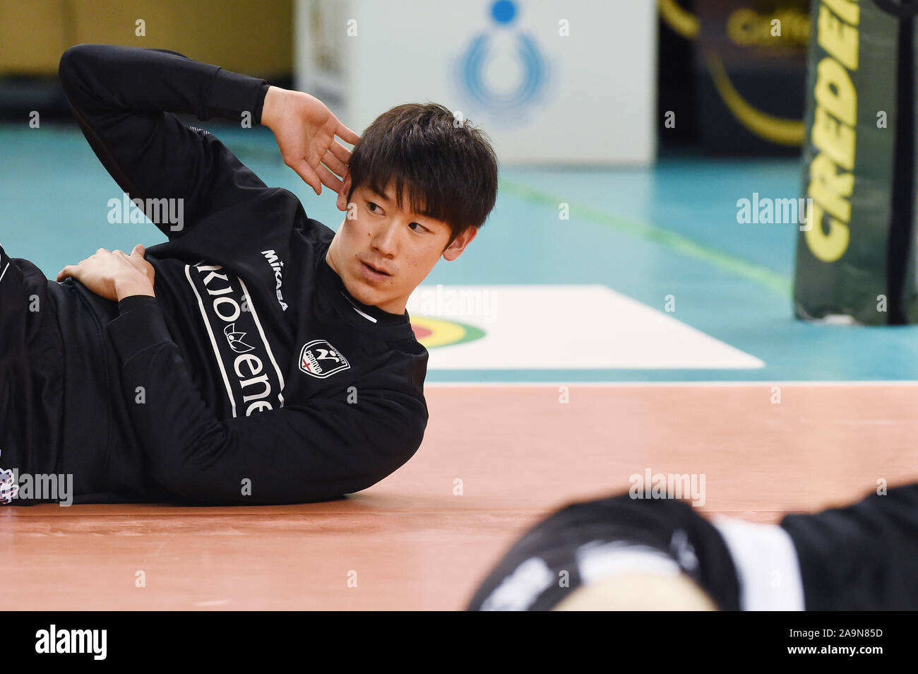 Padova, Italie. 14Th Nov, 2019. Yuki Ishikawa (Padoue), le 14 novembre 2019 - Volley-ball : Serie A match entre l'Kioene Padova 1-3 Sécurité Sir Kioene à Pérouse Conad Arena à Padoue, en Italie. Credit : Itaru Chiba/AFLO/Alamy Live News Banque D'Images