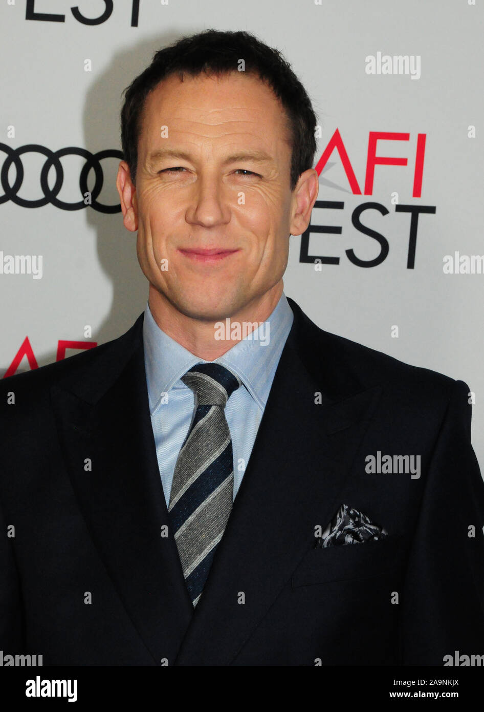Hollywood, Californie, USA 16 novembre 2019 Acteur Tobias Menzies participe à Festival de 2019 présenté par Audi 'la Couronne" et projection de Gala hommage à Peter Morgan le 16 novembre 2019 au Théâtre chinois de Grauman à Hollywood, Californie, USA. Photo de Barry King/Alamy Live News Banque D'Images