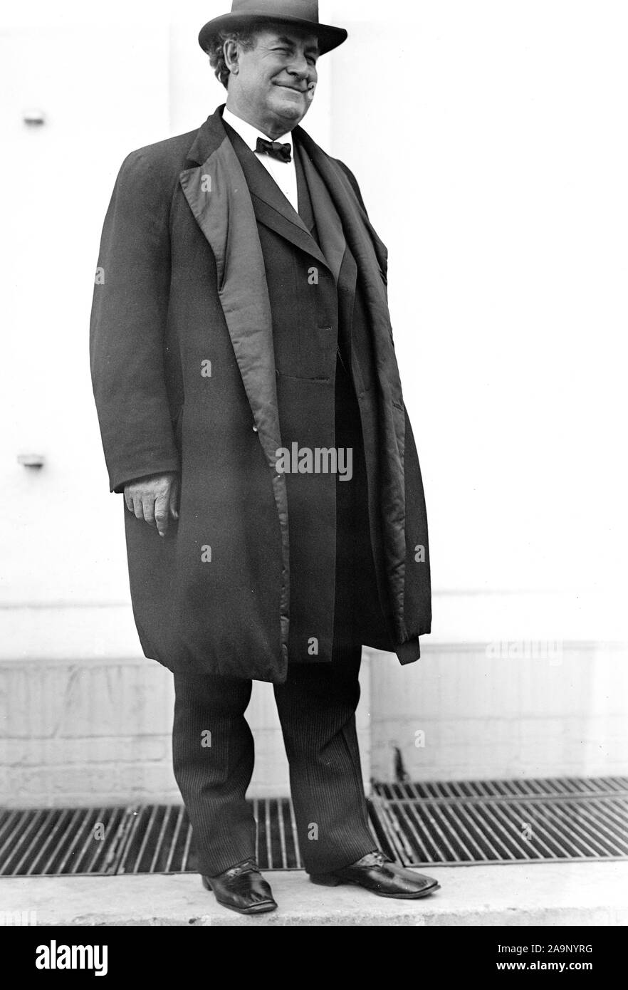 Début des années 1900, les politiciens américains - William Jennings Bryan ca. 1913-1917 Banque D'Images