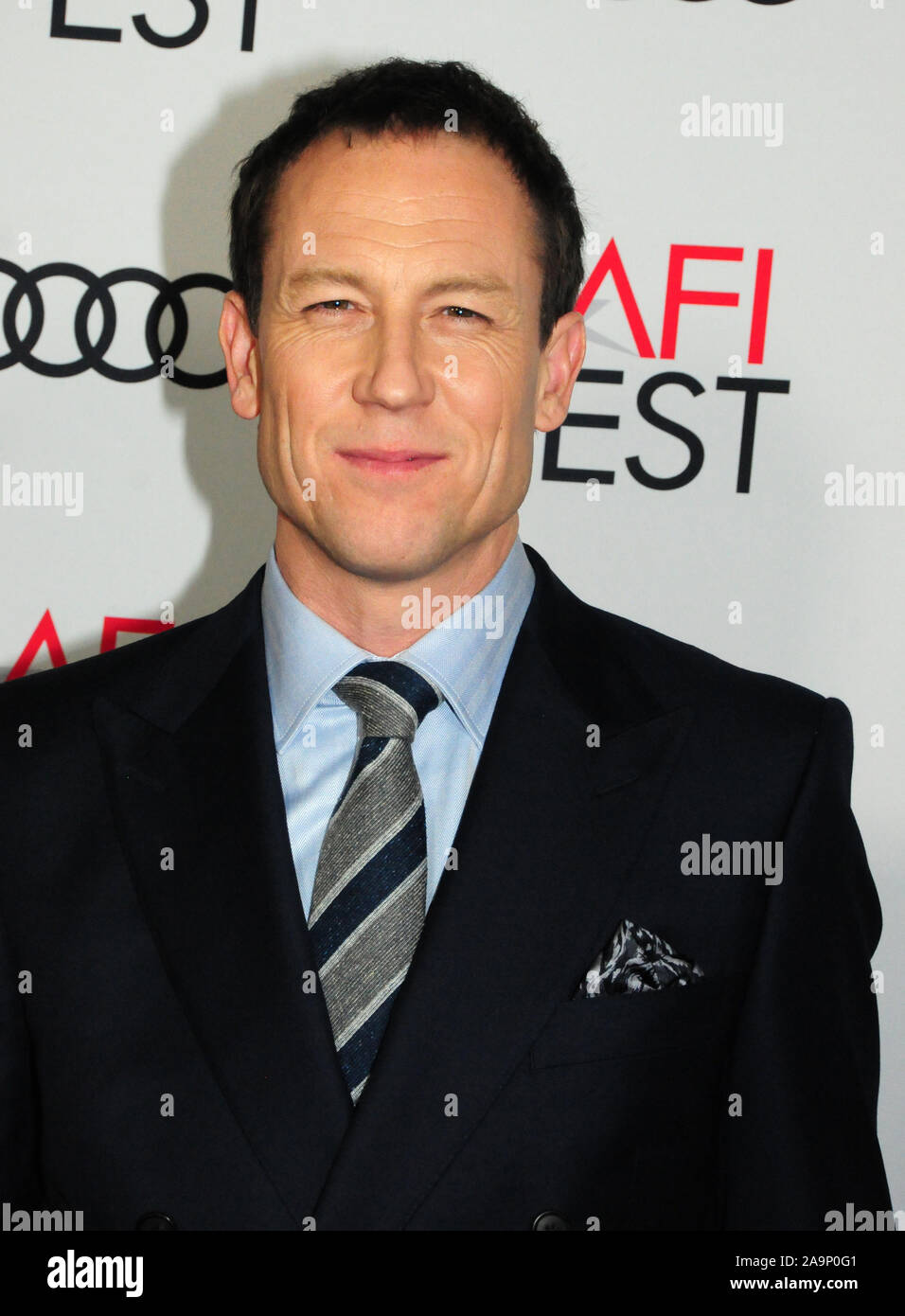 Hollywood, Californie, USA 16 novembre 2019 Acteur Tobias Menzies participe à Festival de 2019 présenté par Audi 'la Couronne" et projection de Gala hommage à Peter Morgan le 16 novembre 2019 au Théâtre chinois de Grauman à Hollywood, Californie, USA. Photo de Barry King/Alamy Live News Banque D'Images