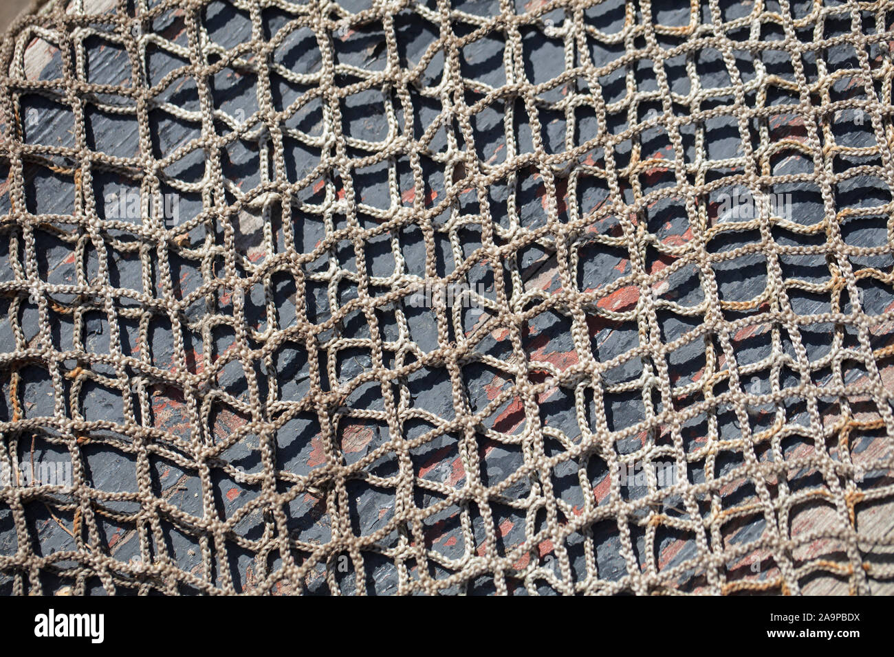 Grille de fond pour la pêche. Seine Banque D'Images