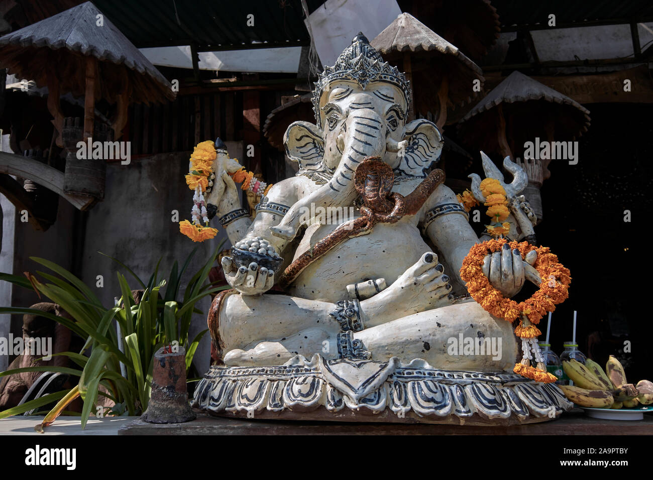 Ganesh. Dieu tête d'éléphant, déité hindoue Banque D'Images