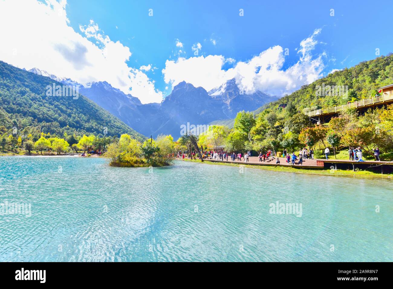 Blue Moon Valley de Lijiang, Yunnan Province Banque D'Images