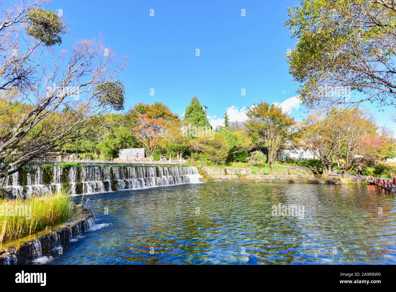 Village de l'eau de Jade, petit village dans la région de Lijiang, Yunnan Banque D'Images