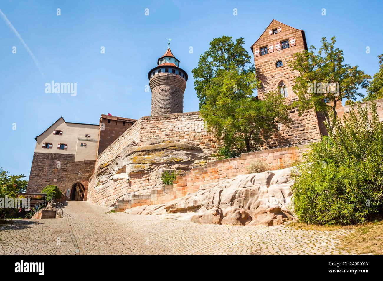 Schoene Das Schloss Nuernberg dans Bayern, Deutschland Banque D'Images