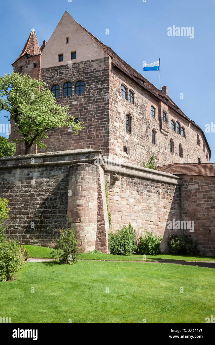 Schoene Das Schloss Nuernberg dans Bayern, Deutschland Banque D'Images