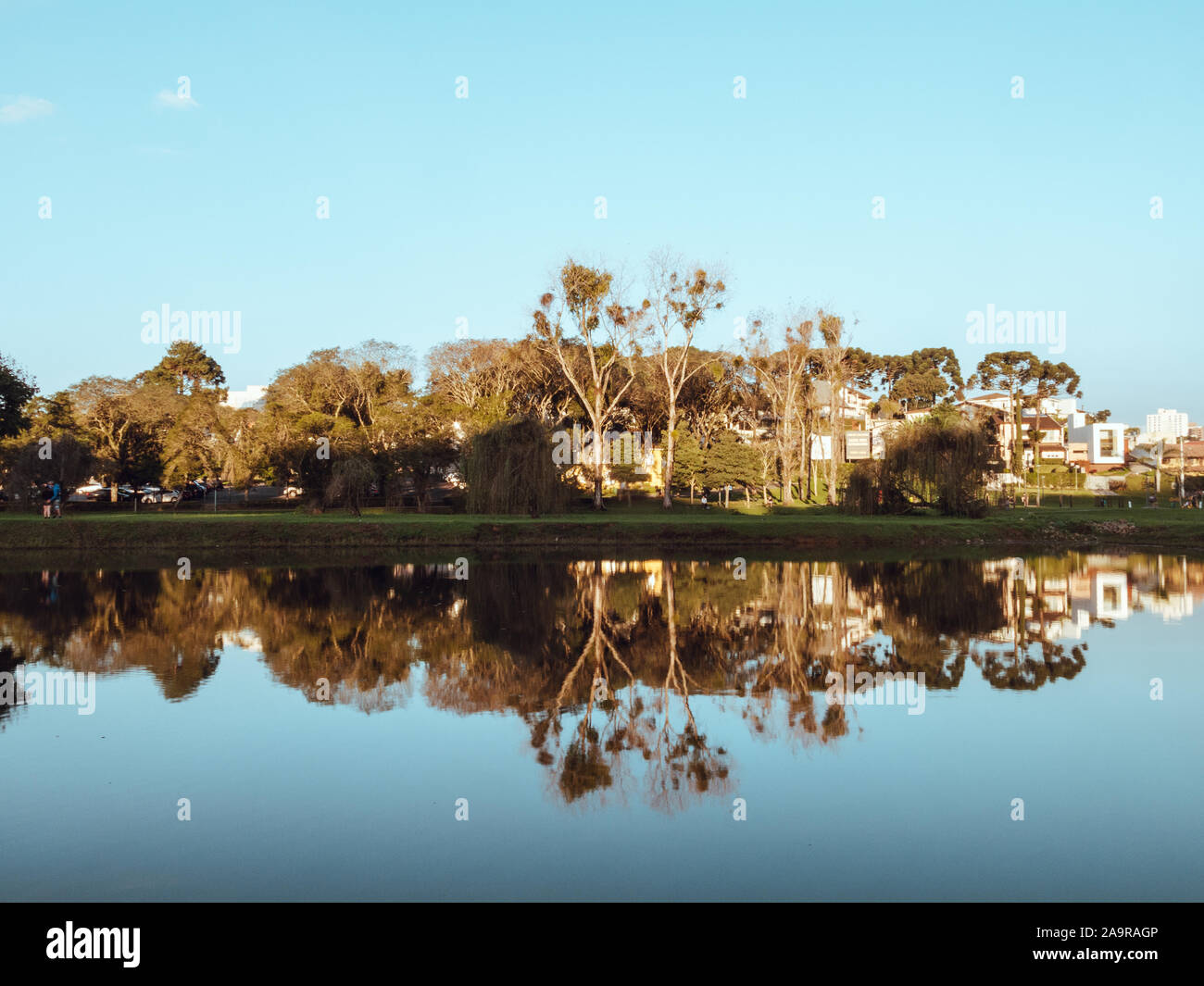 La ville de Curitiba et ses sites touristiques Banque D'Images