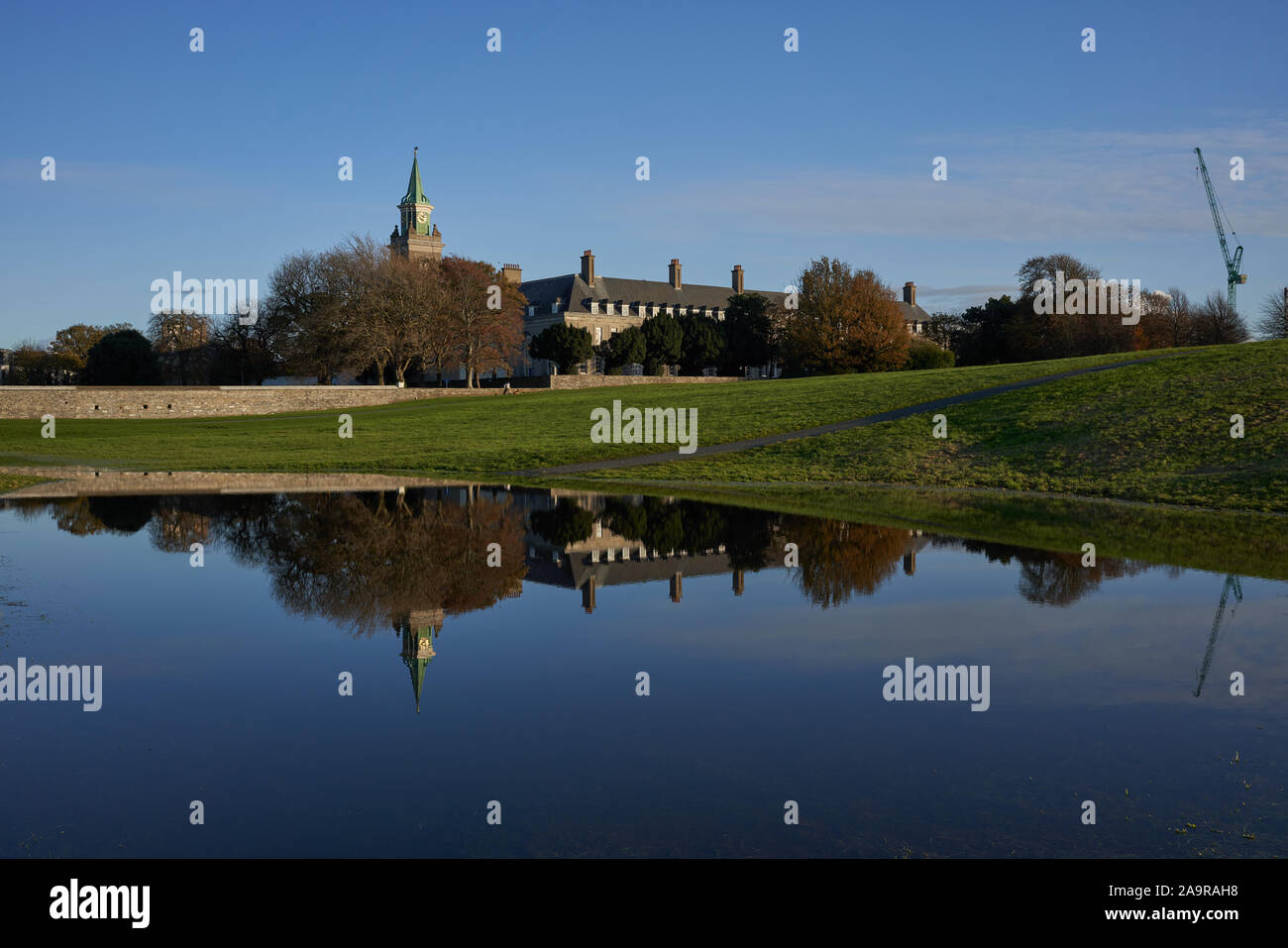 Une vue sur le Royal Hospital Kilmainham, Dublin, Irlande, ville. Banque D'Images