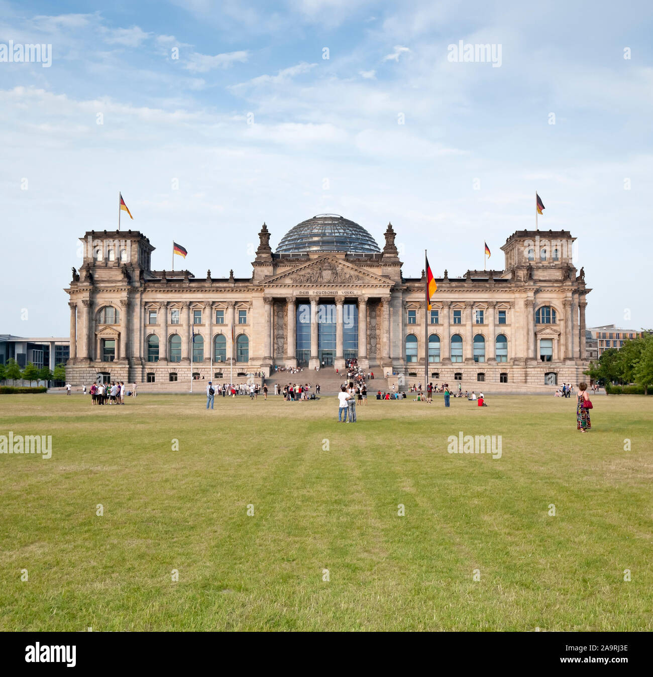 Une image de le Reichstag à Berlin Banque D'Images