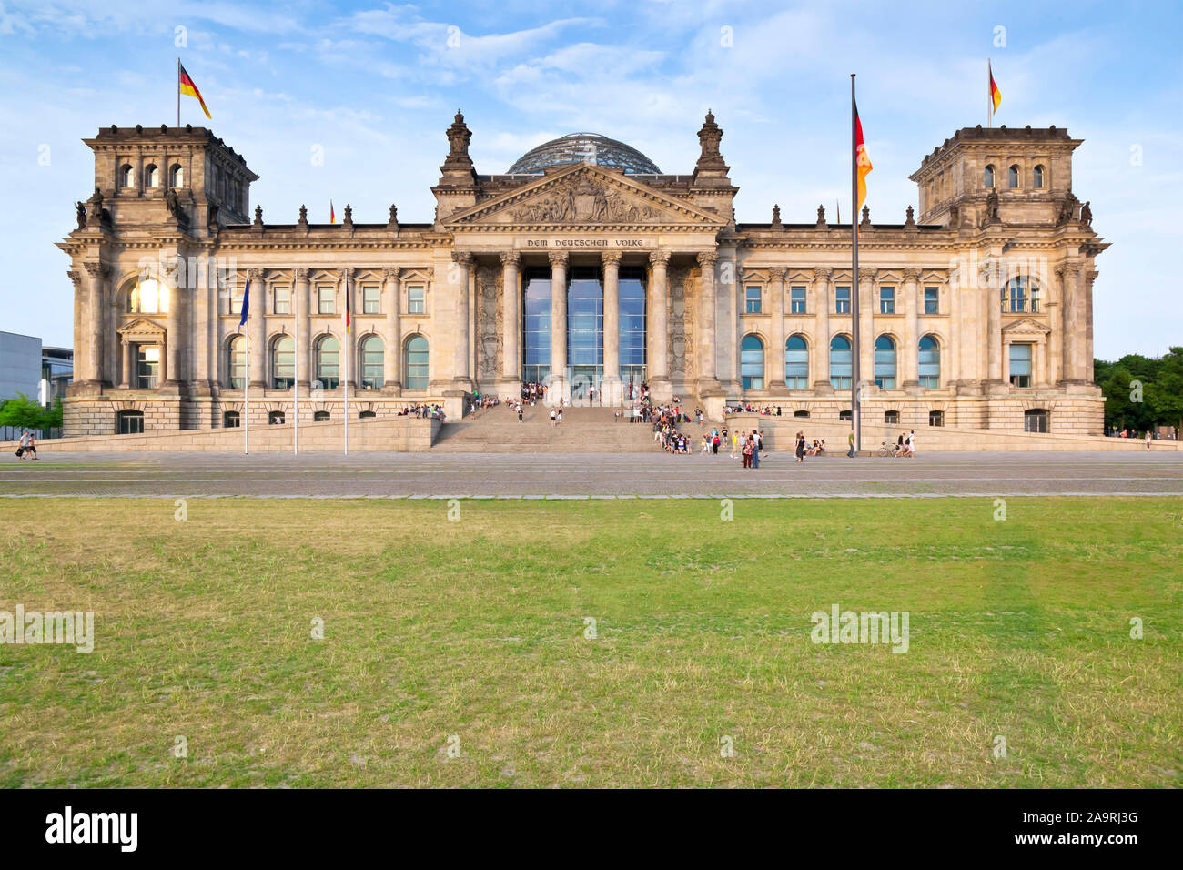 Une image de le Reichstag à Berlin Banque D'Images
