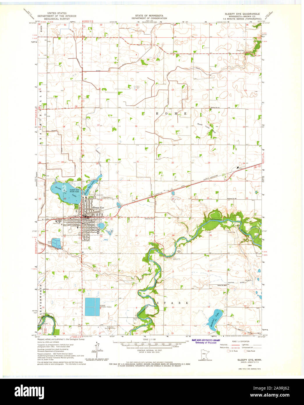 Carte du minnesota oeil endormi Banque d'images détourées Alamy