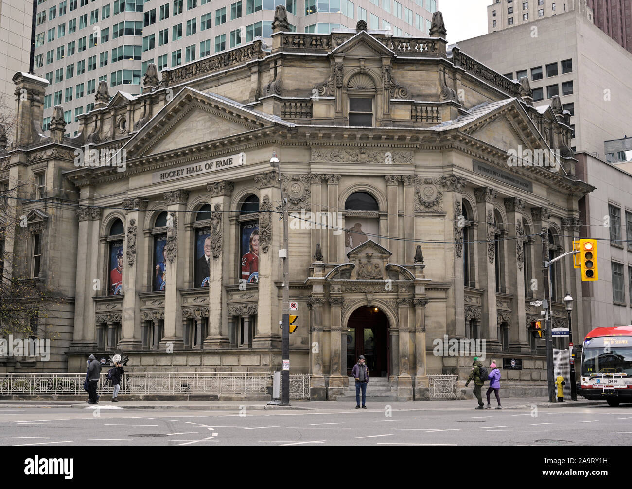 De la renommée du hockey, à Toronto Banque D'Images