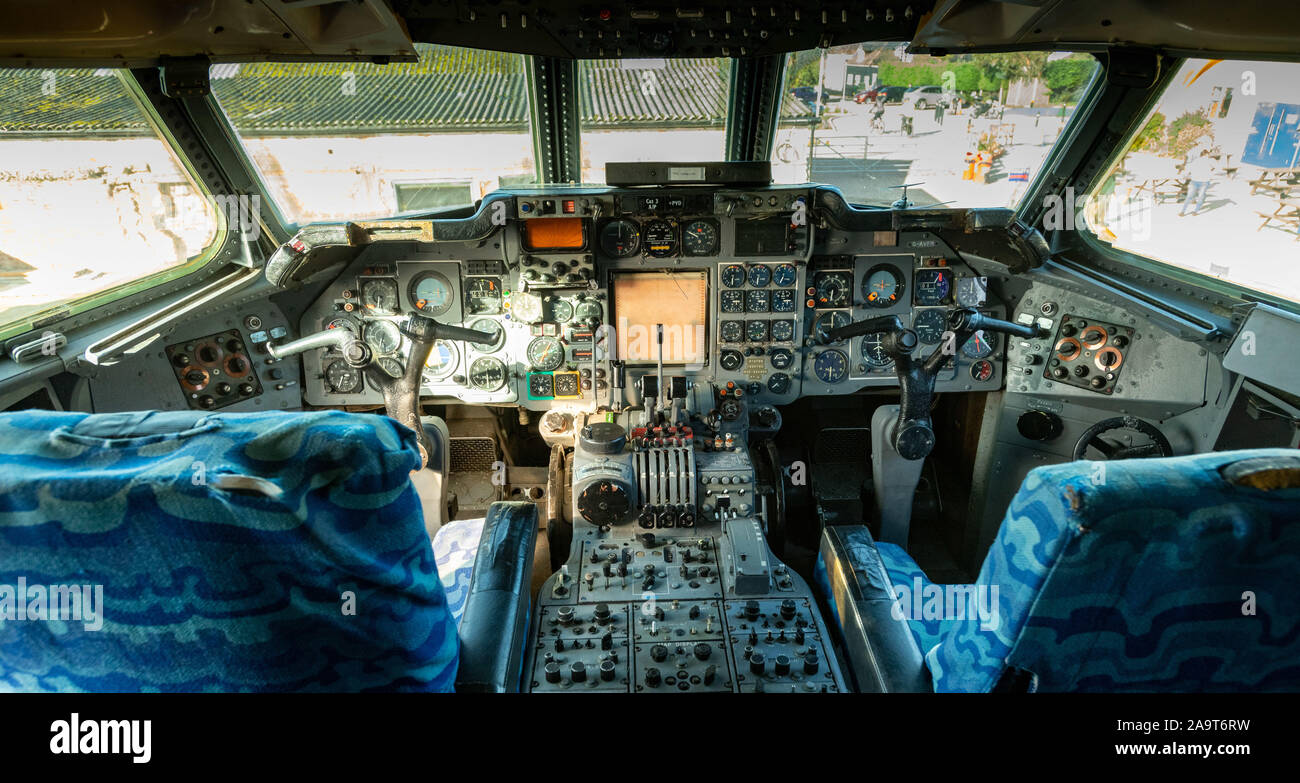 London Colney, Hertfordshire, Royaume-Uni. 27 octobre, 2019. Pilotage d'un trident au Musée de Haviland. Banque D'Images