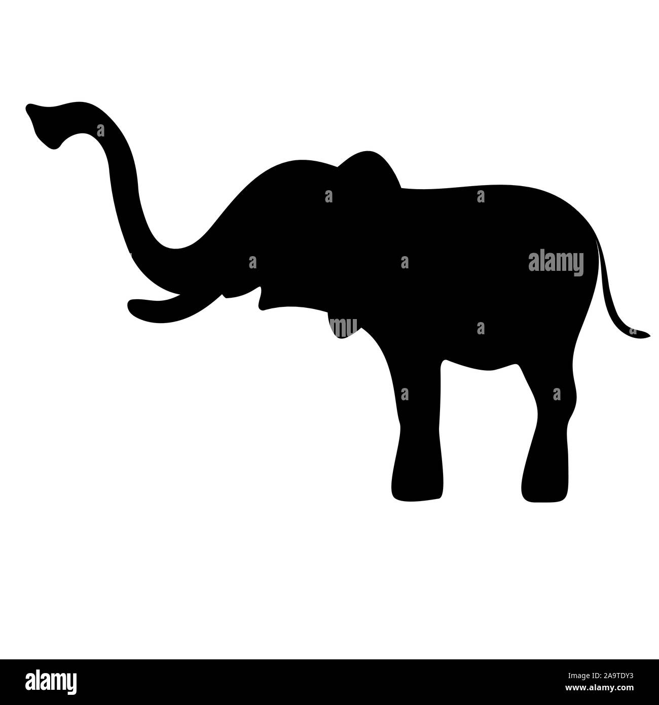 Ombre d'éléphant Banque d'images noir et blanc - Alamy