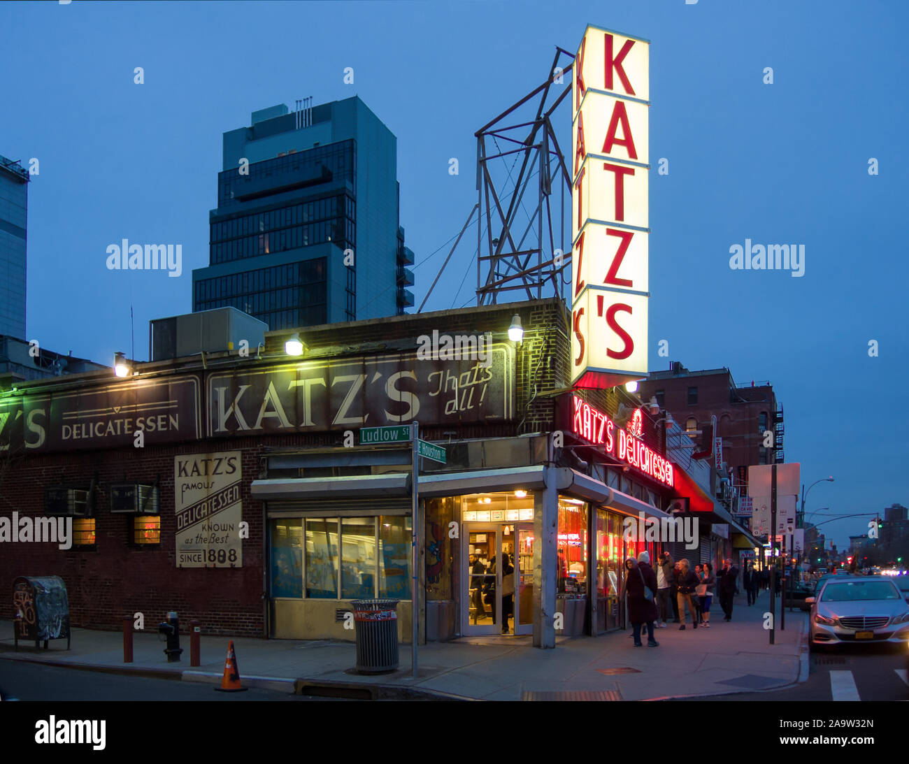 Katz's Deli, New York Banque D'Images