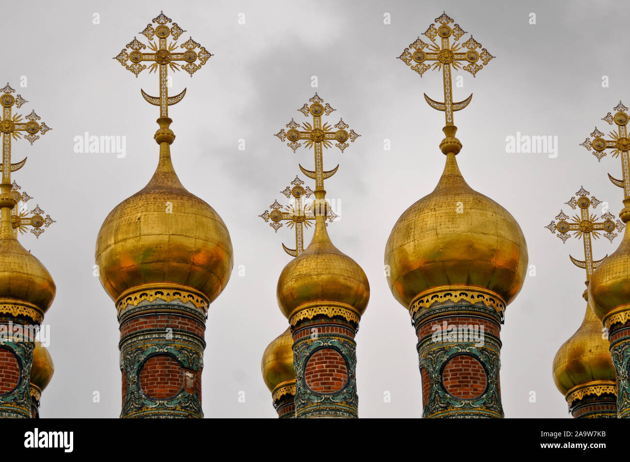 Église de la Nativité. Place de la cathédrale, le Kremlin de Moscou, Russie Banque D'Images