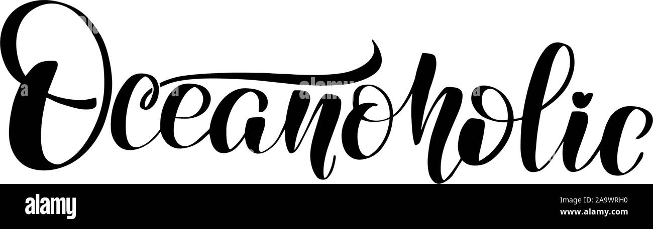 Calligraphie vecteur illustration isolé sur fond blanc Illustration de Vecteur