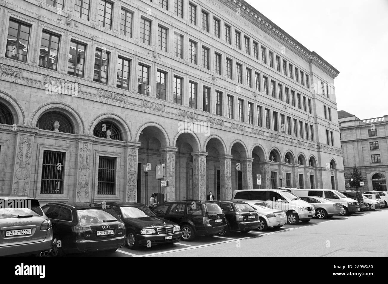 La Banque nationale suisse Stäfa est sous pression en raison des pertes de change Banque D'Images