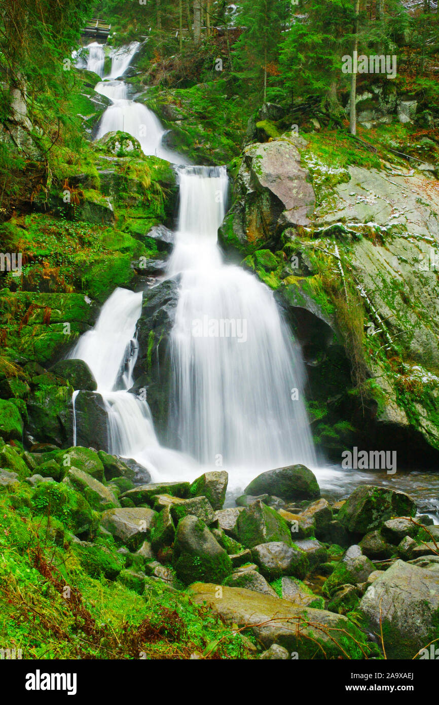 Triberger Wasserfall im Schwarzwald Banque D'Images