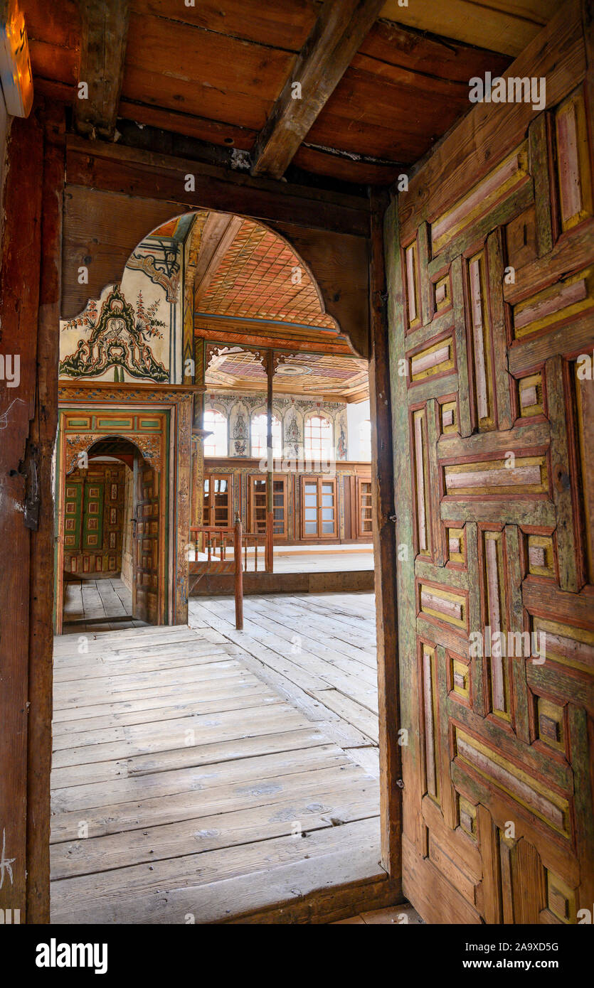 La décoration intérieure, du début 18e cen. Tsiatsiara, hôtel particulier construit dans le style ottoman, qui appartenait à la famille des fourrures de Tsiatsiapas. Kas Banque D'Images