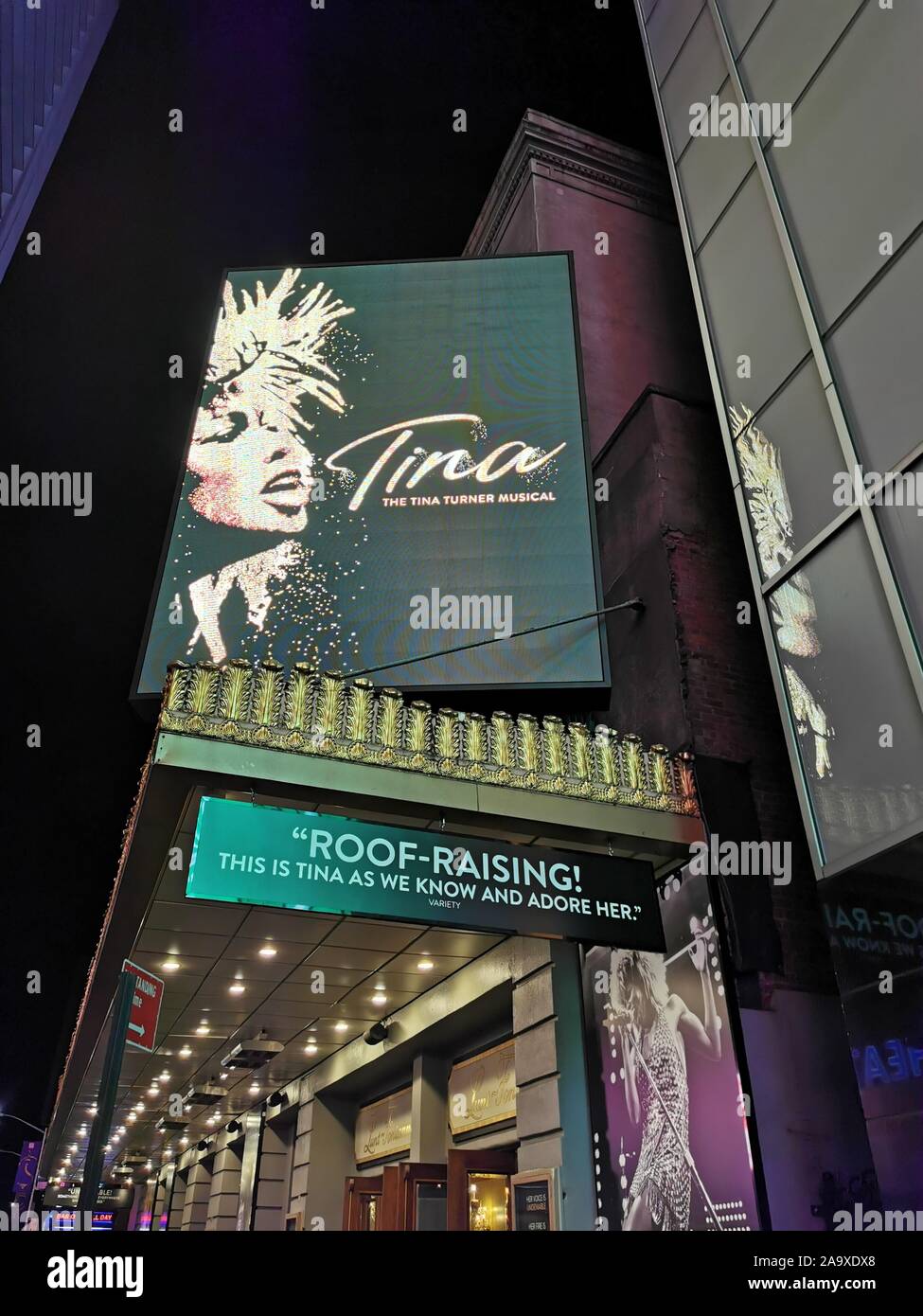 TINA TURNER, THE MUSICAL , NEW YORK Banque D'Images