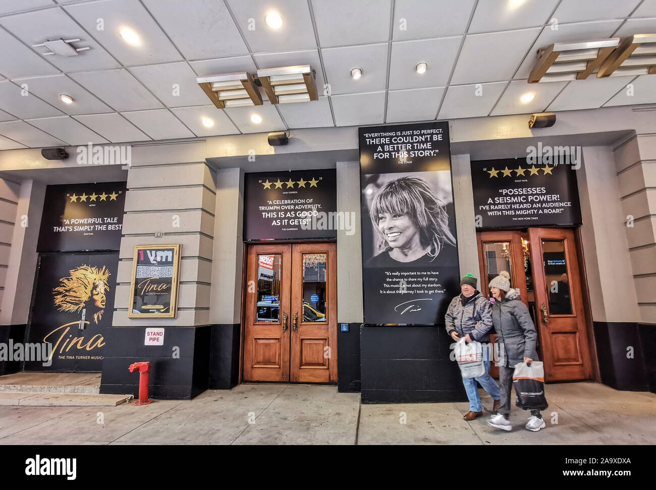 TINA TURNER, THE MUSICAL , NEW YORK Banque D'Images