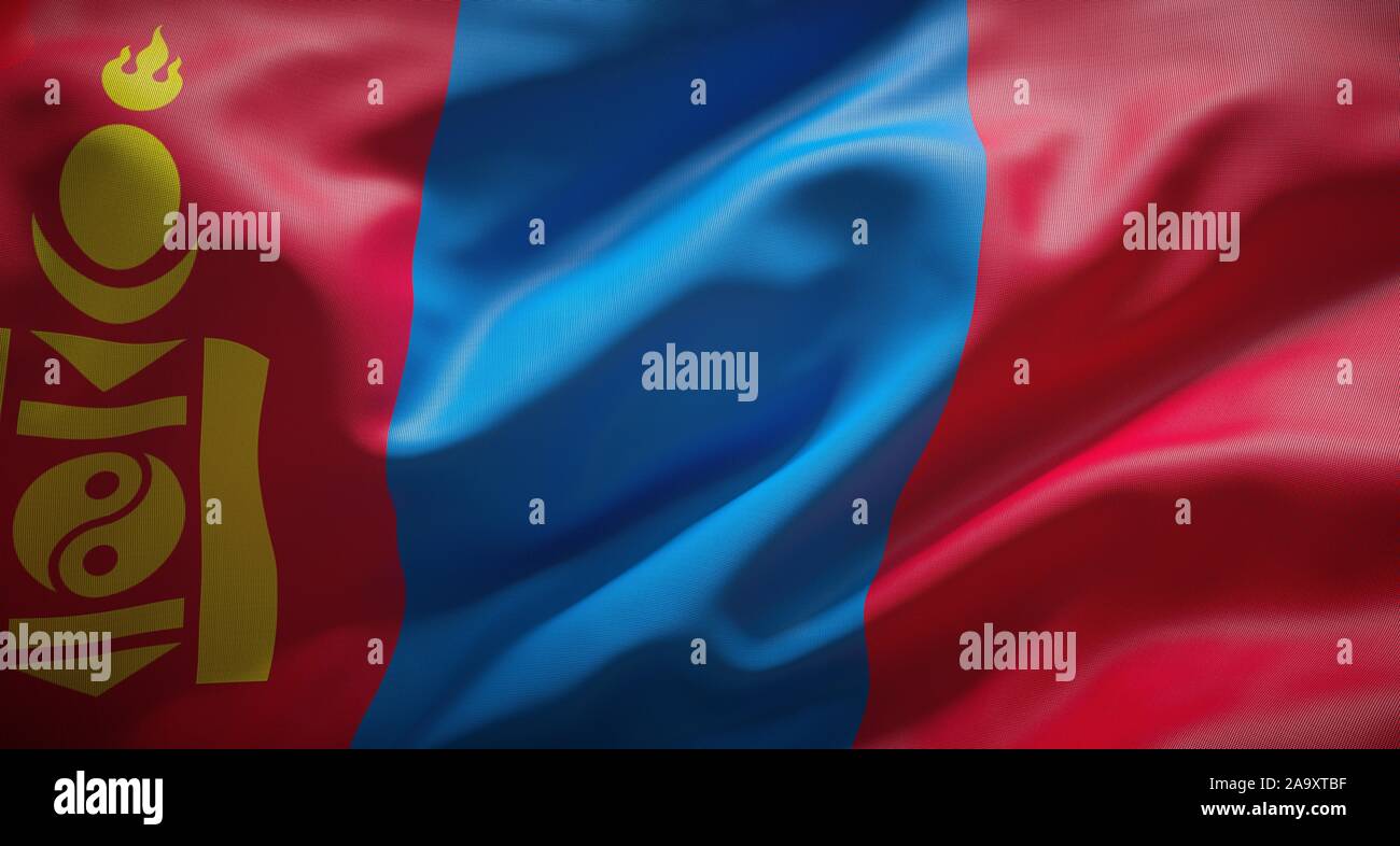 Lot De 25 Drapeaux De Mongolie – Format 14x21 Cm, Tige 30 Cm, Polyester 100D – Pour événements Et Déco