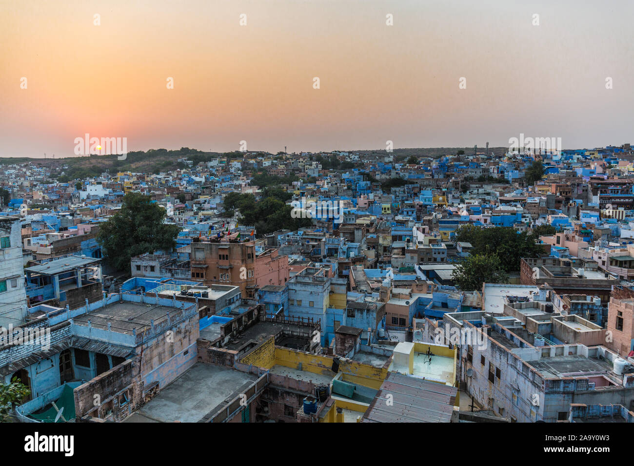 La vie de rue à Jodhpur Banque D'Images