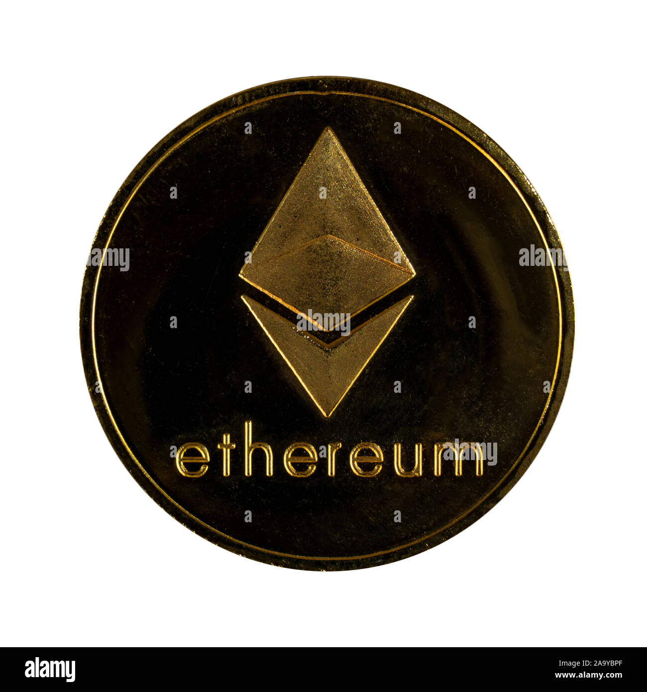 Ethereum est une façon moderne de l'échange et cette crypto-monnaie est un moyen de paiement pratique Banque D'Images