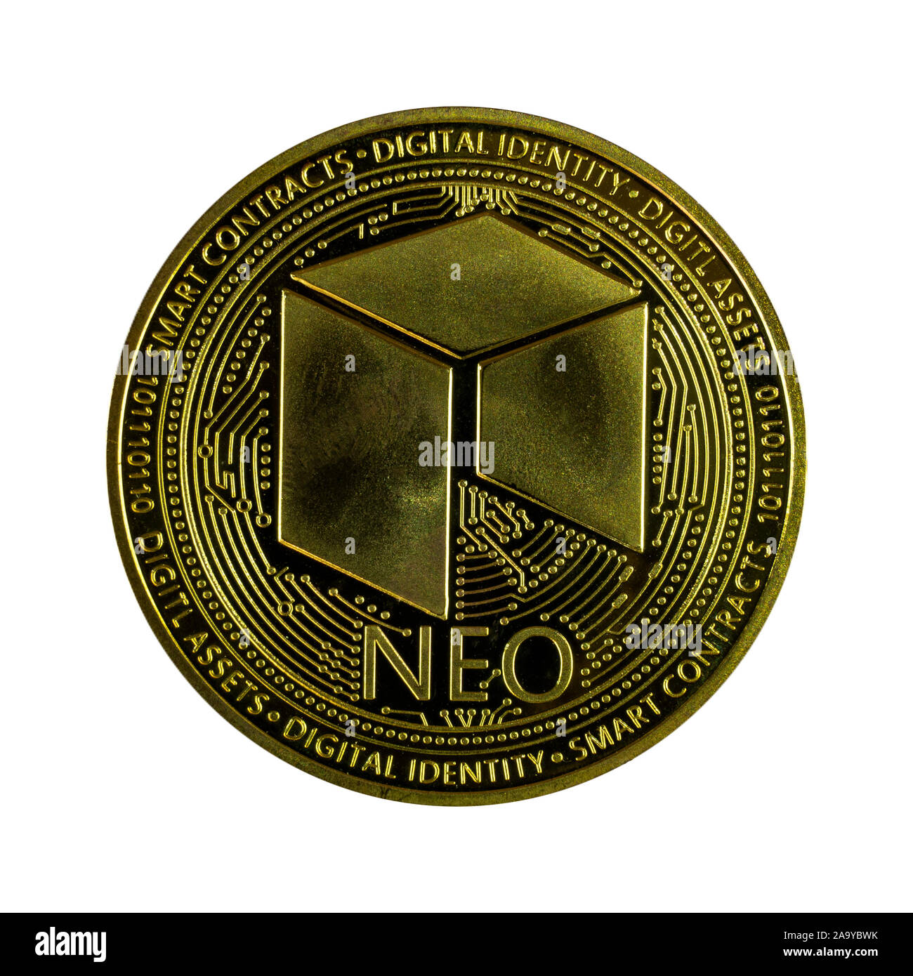 NEO est un moyen moderne d'échange et cette crypto-monnaie est un moyen de paiement pratique Banque D'Images
