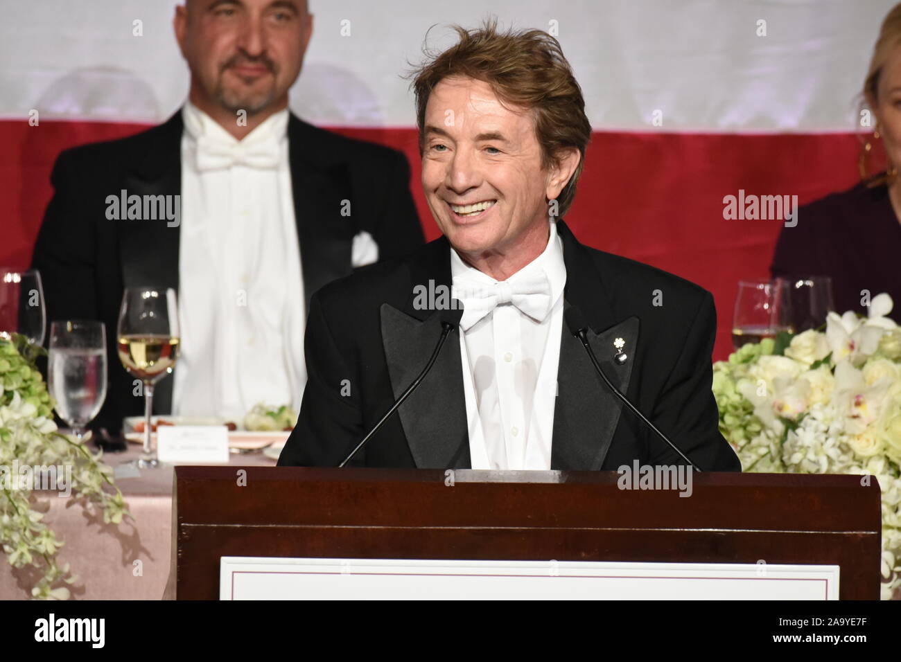 Martin Short l'hôte de la 74e annuel.Alfred E.Smith Memorial Foundation Le dîner pour honorer le général James N. Mattis & Mary Ann Tighe comprend : Martin Short Où : Manhattan, New York, United States Quand : 18 Oct 2019 Crédit : Rob riche/WENN.com Banque D'Images