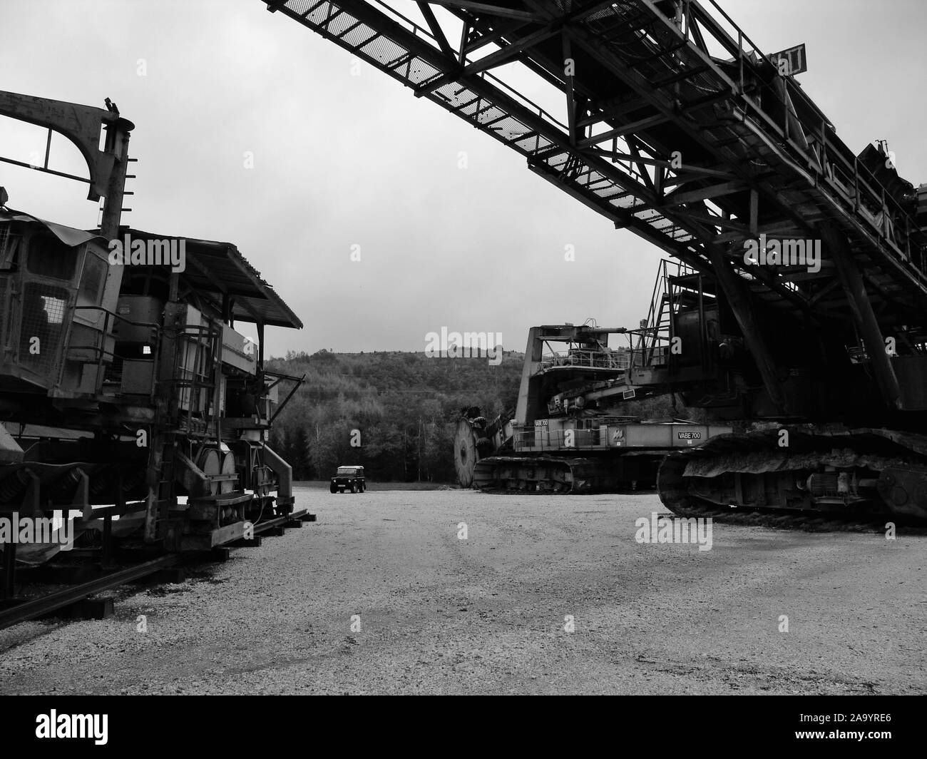 Balbiana 700 SCHAUFELRADBAGGER . Roue-PELLE BUCKKET Banque D'Images