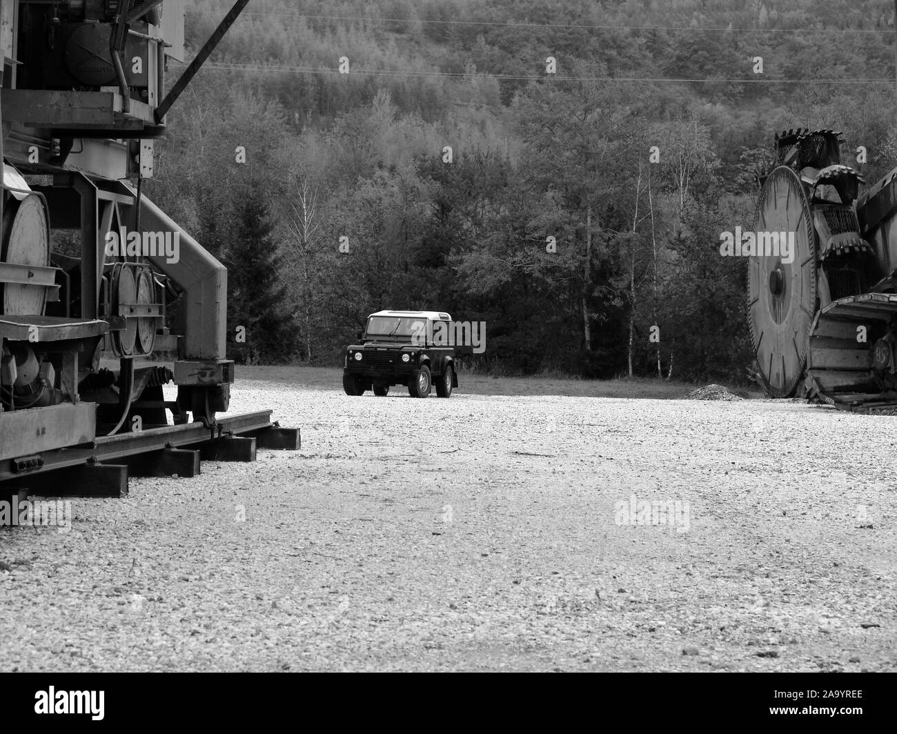 Balbiana 700 SCHAUFELRADBAGGER . Roue-PELLE BUCKKET Banque D'Images