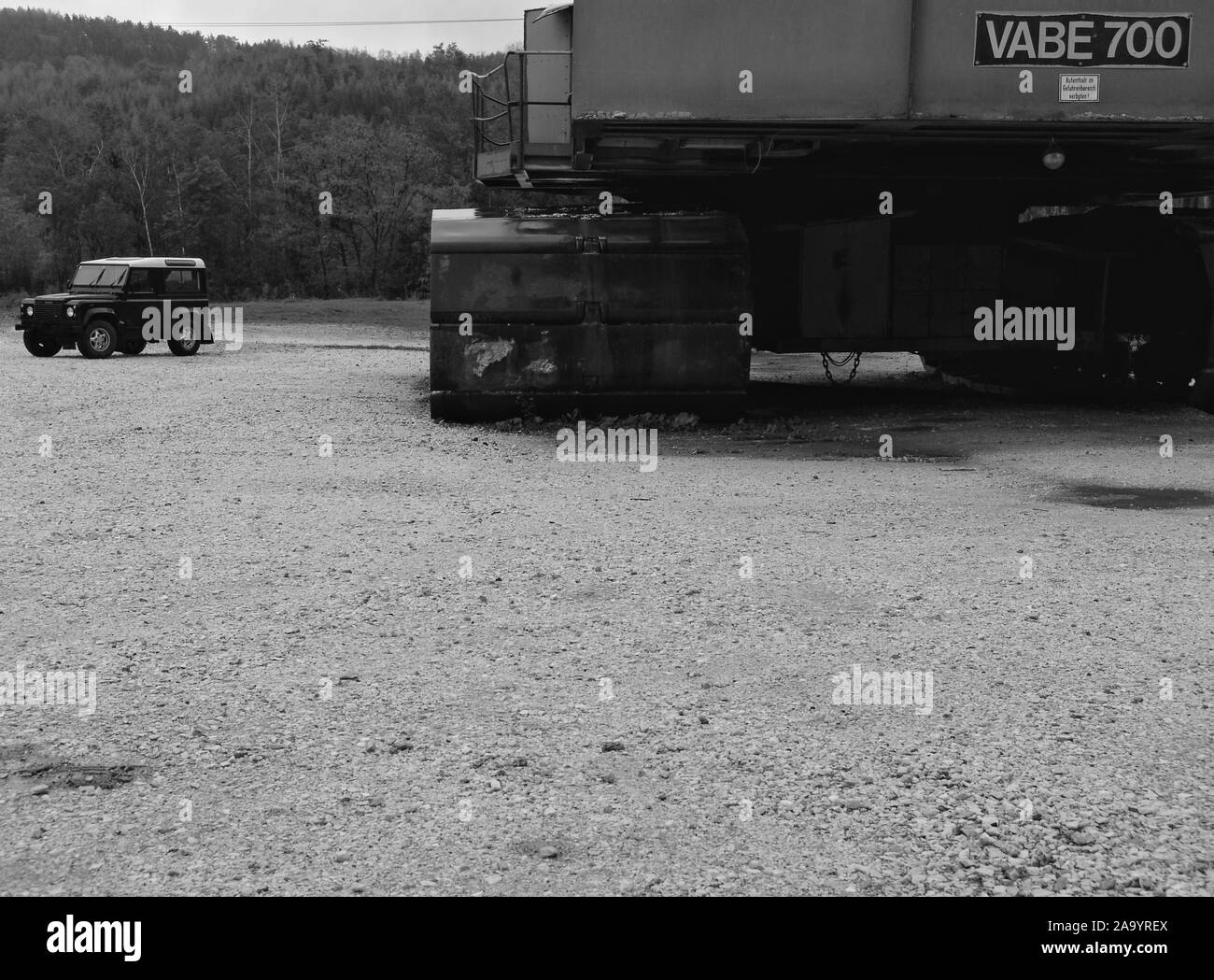 Balbiana 700 SCHAUFELRADBAGGER . Roue-PELLE BUCKKET Banque D'Images