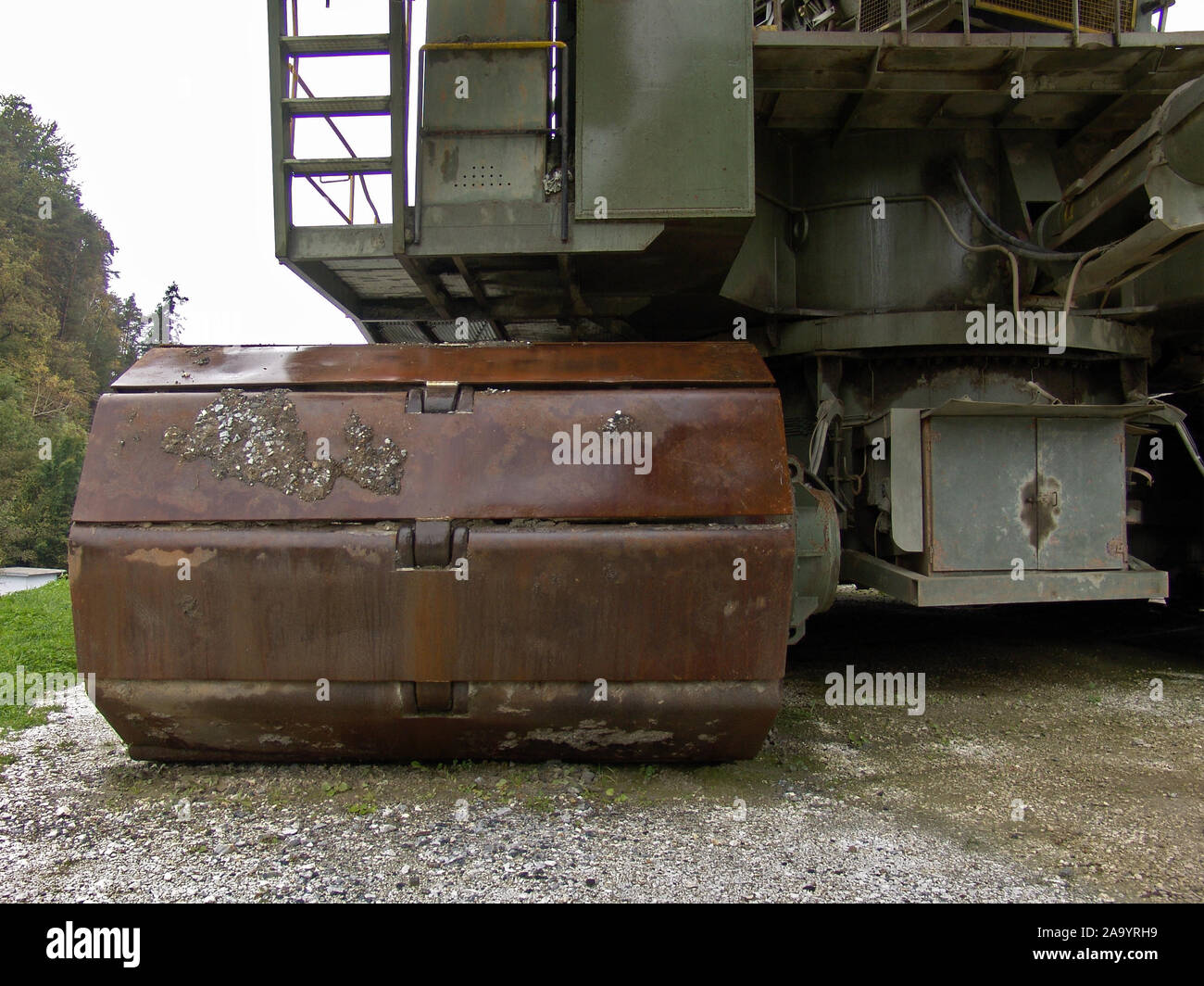 Balbiana 700 SCHAUFELRADBAGGER . Roue-PELLE BUCKKET Banque D'Images