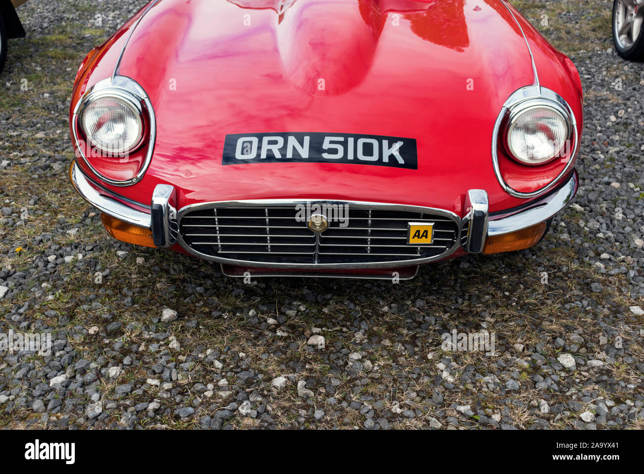 Jaguar E-Type Banque D'Images