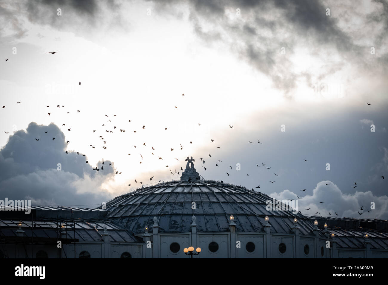 Le Palace Pier de Brighton, communément connu sous le nom de la jetée de Brighton ou le Palace Pier est une jetée de Brighton, Angleterre, Royaume-Uni. Banque D'Images