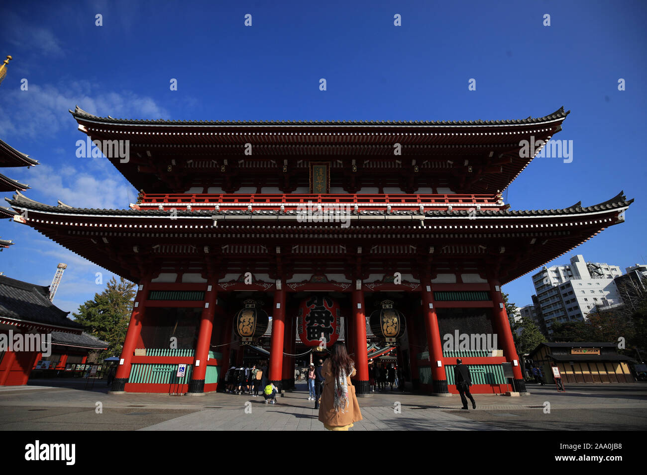 Le Temple Senso-ji, Tokyo Banque D'Images