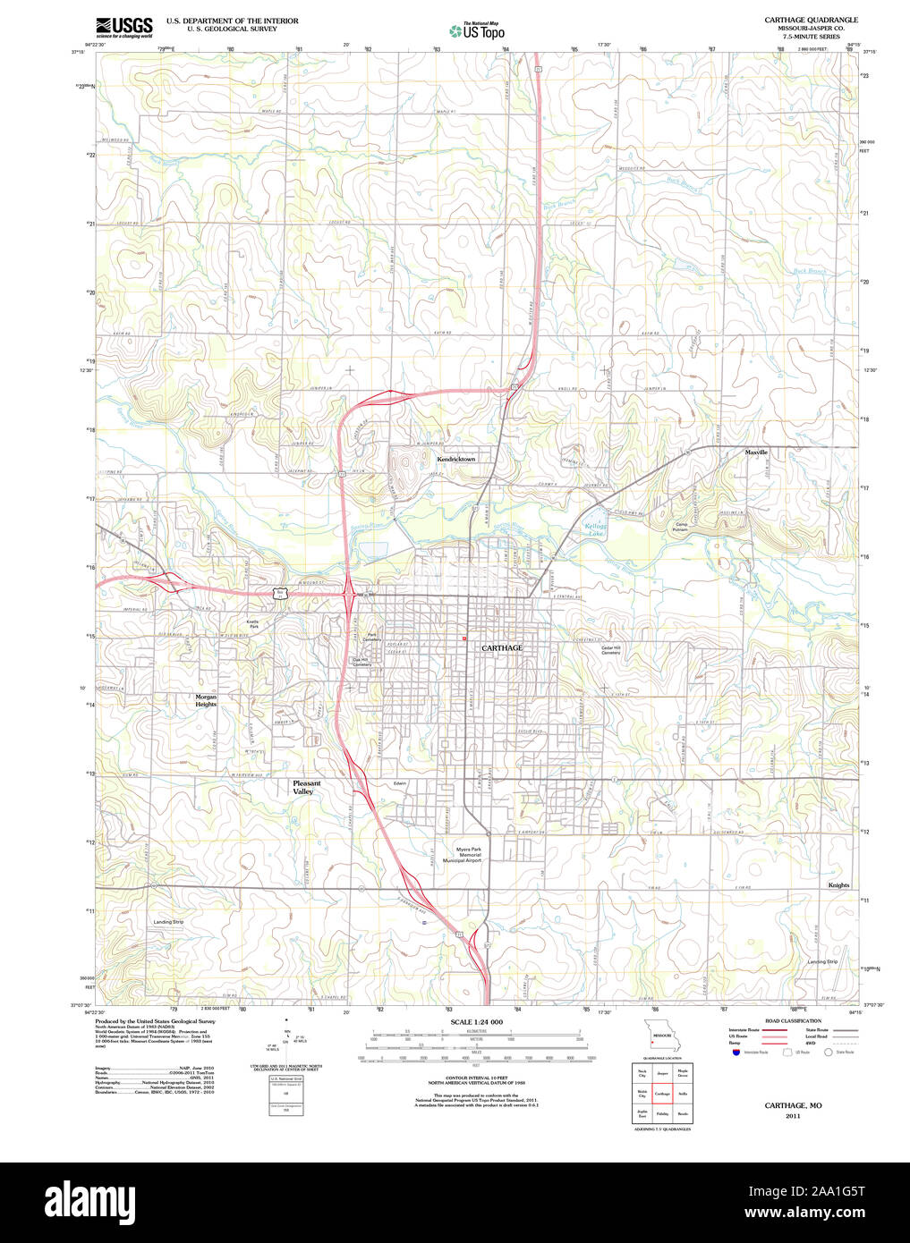 Carthage map Banque d'images détourées Alamy
