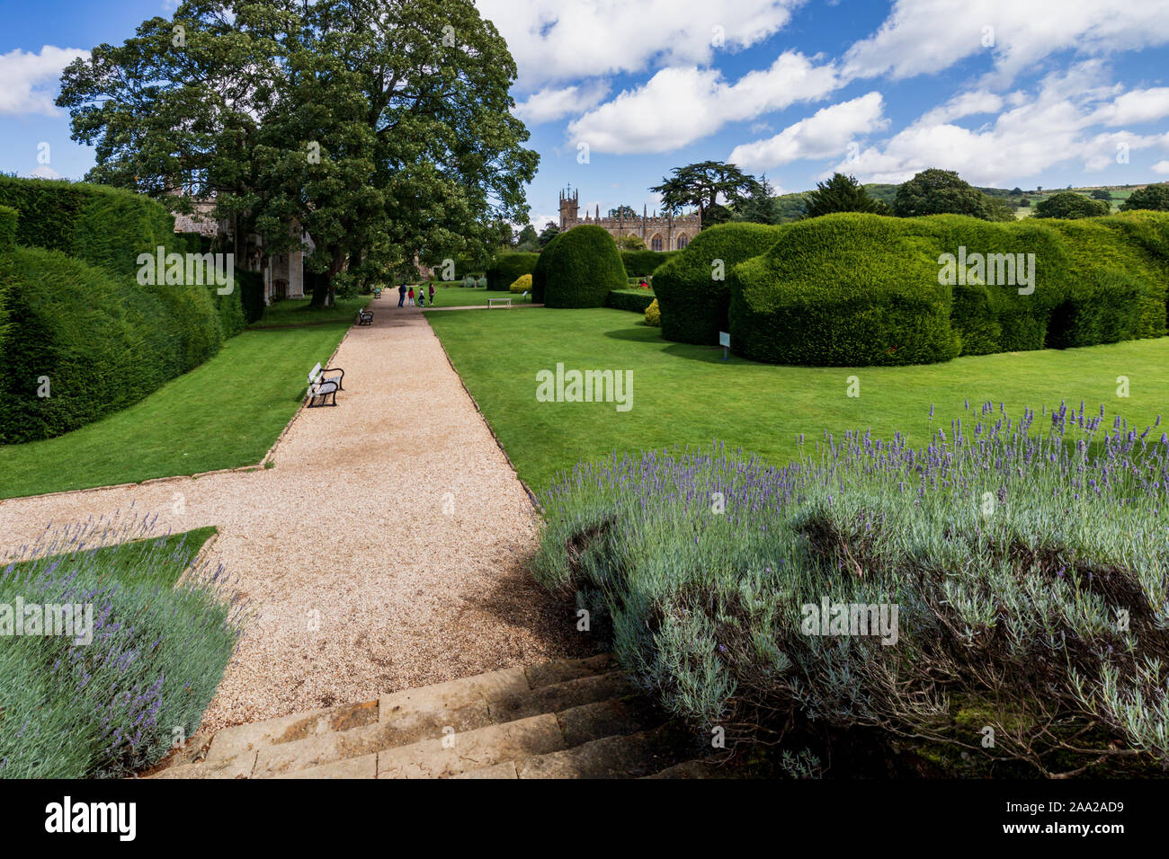 Château de Sudeley & Gardens est un château situé dans la région des Cotswolds près de Winchcombe, Gloucestershire, Angleterre. Banque D'Images