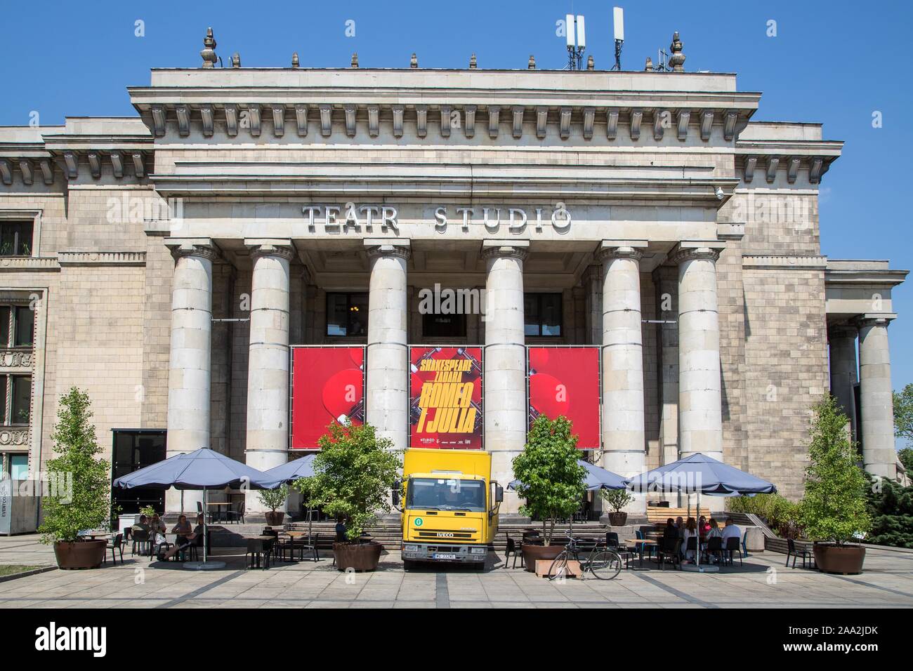 Théâtre Wielki, studio théâtre dans le Palais de la Culture, Varsovie, Pologne Banque D'Images