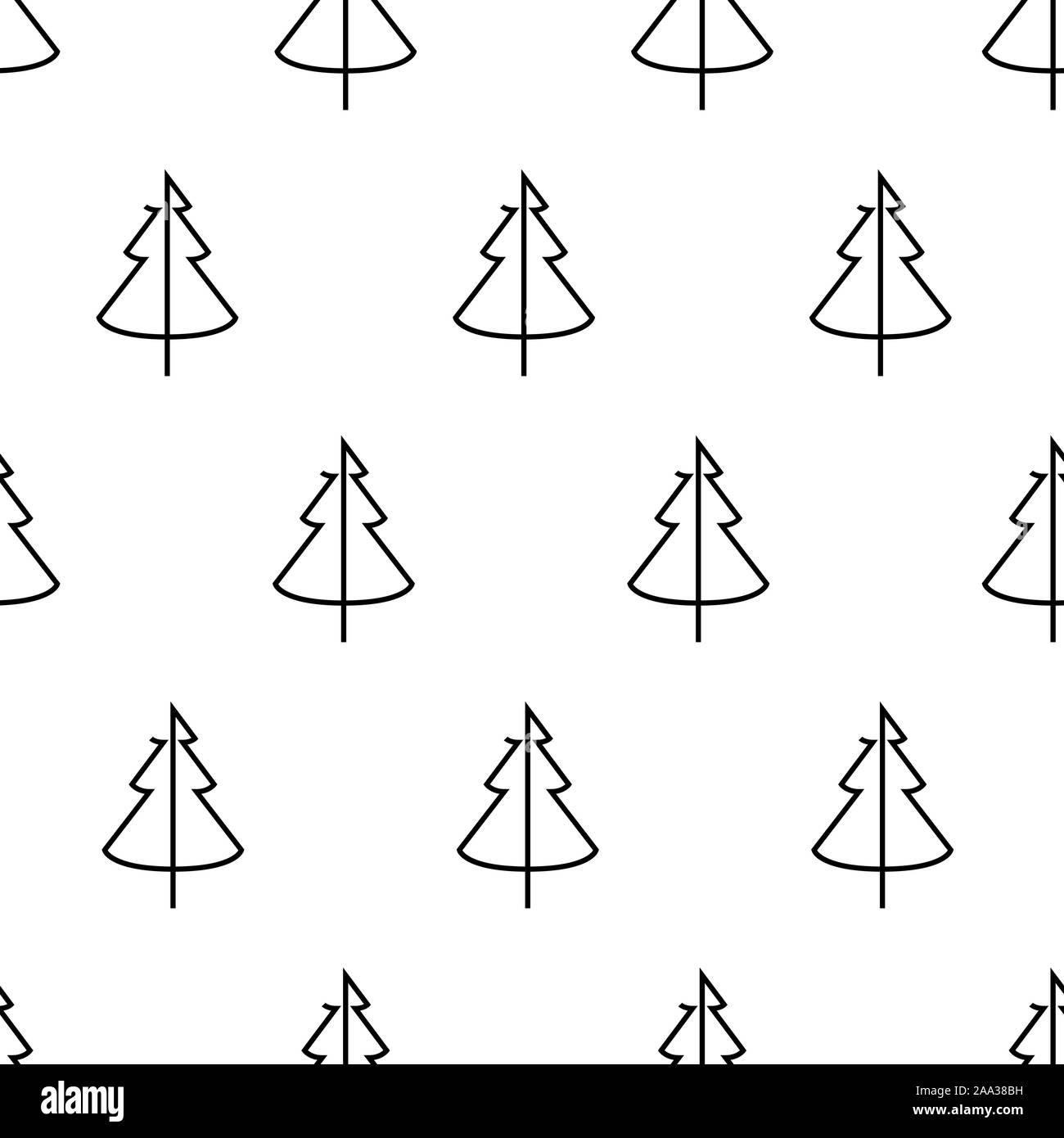 Résumé motif de l'arbre de Noël plus grunge background Illustration de Vecteur
