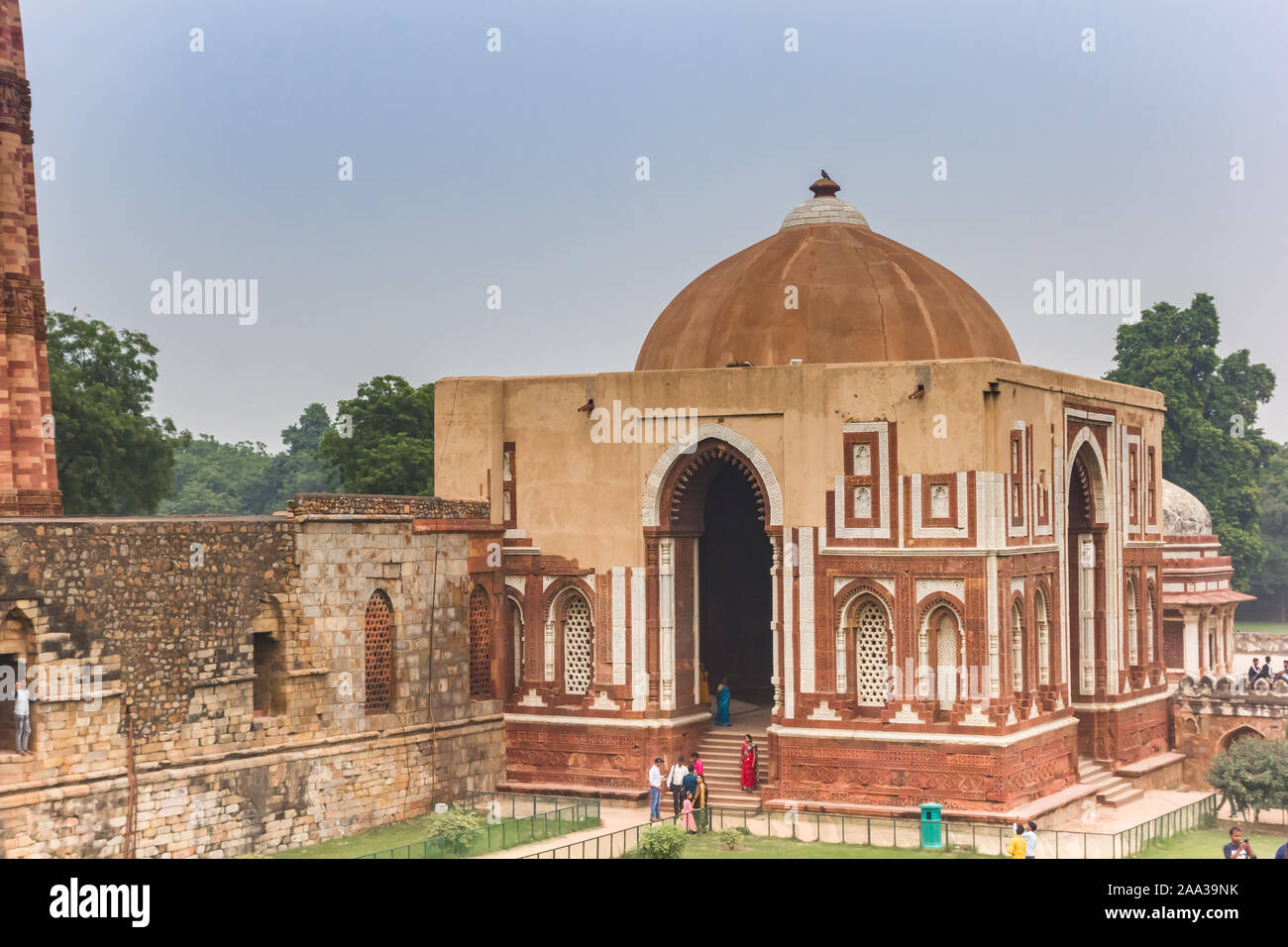 La Tombe de l'Imam Zamin au Qutub Minar à New Delhi, Inde Banque D'Images