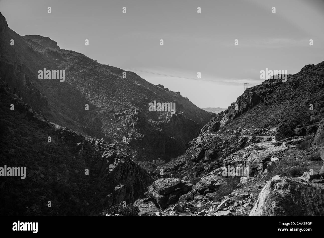 Canyon de la vallée de la reine, Route 60, Arizona # 7767 Banque D'Images