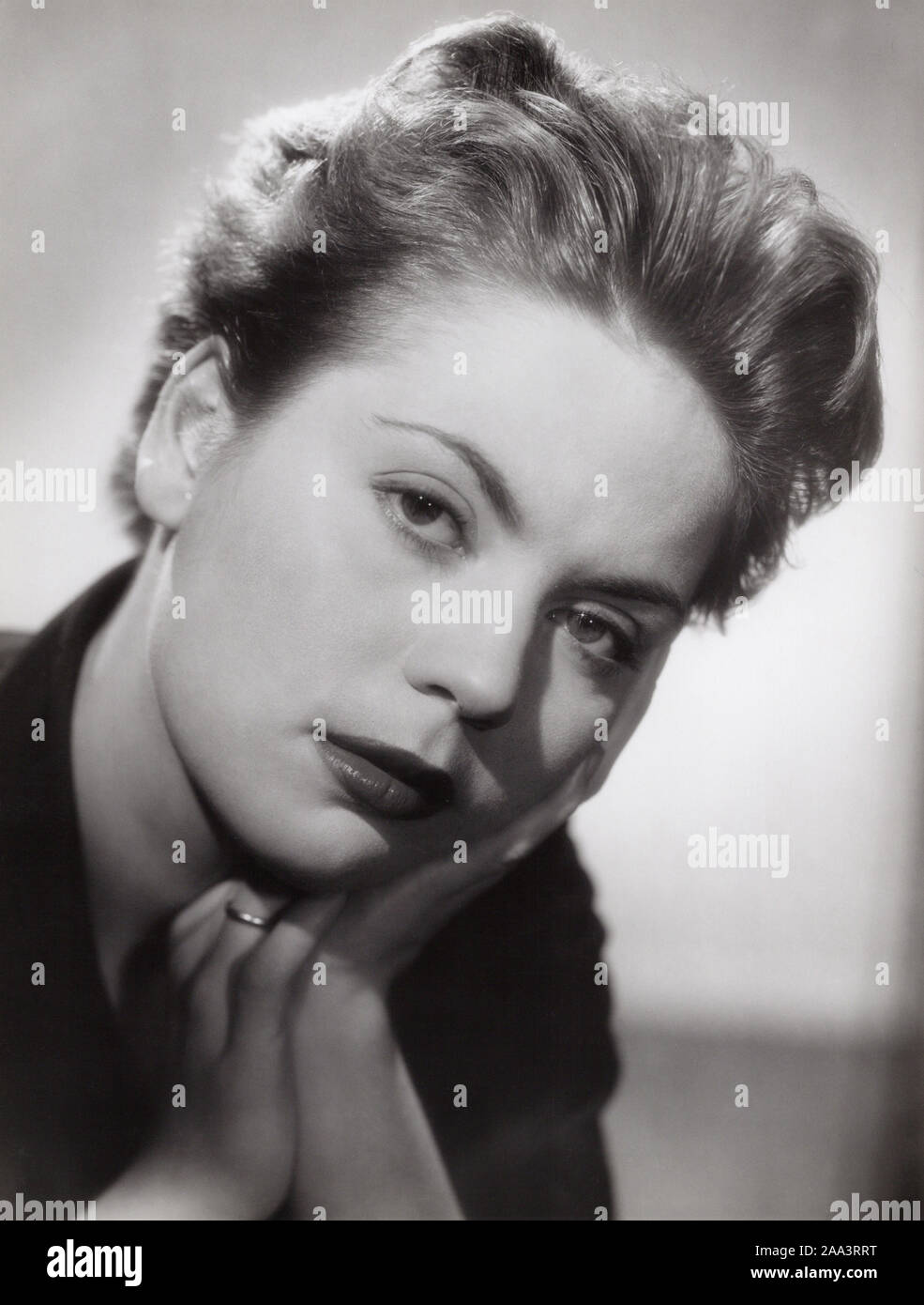 Curbler Eva, deutsche Schauspielerin, Deutschland Mitte 1950er Jahre. Curbler allemand actrice Eva Allemagne, milieu des années 1950. Banque D'Images