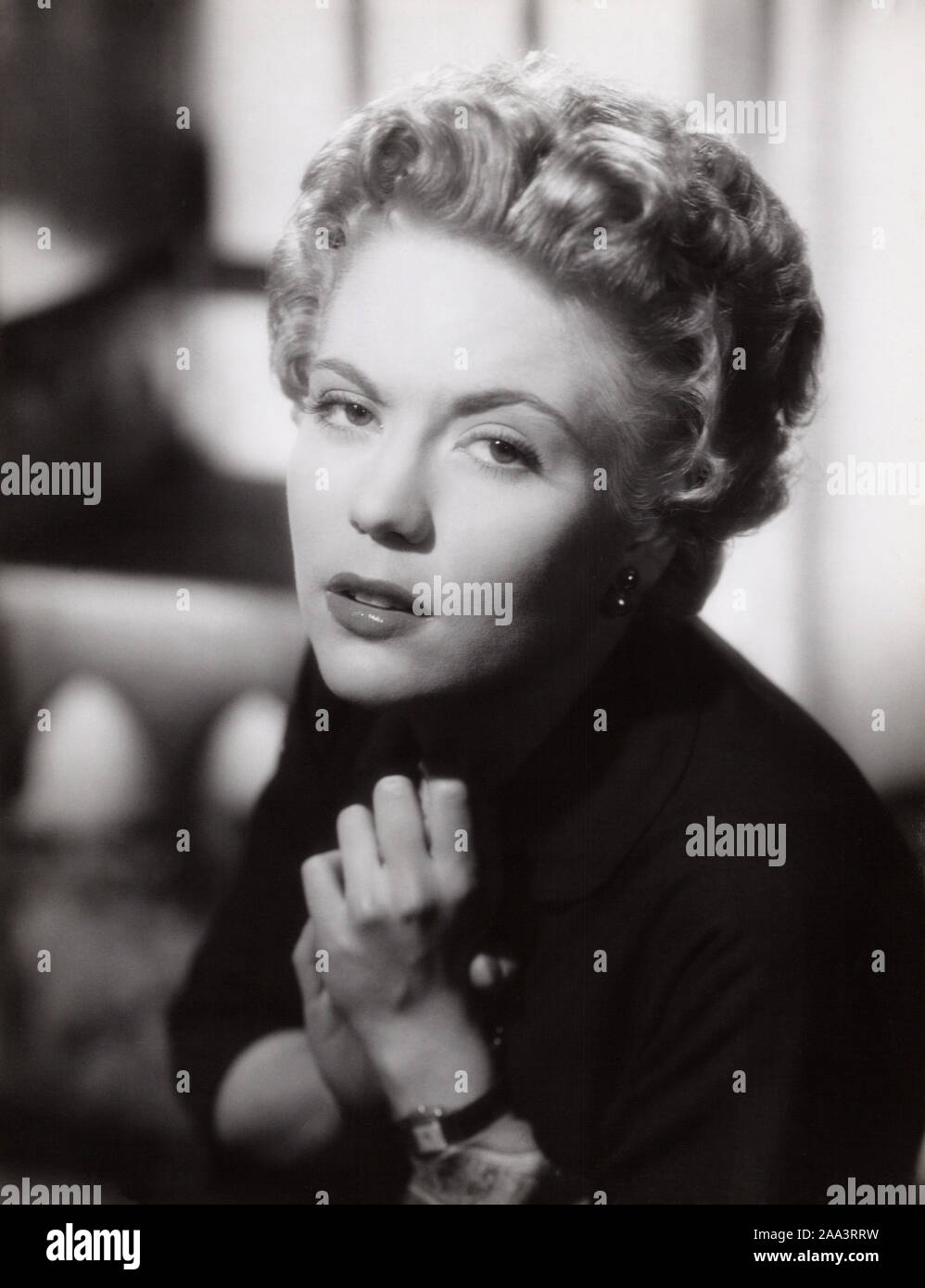 Curbler Eva, deutsche Schauspielerin, Deutschland Mitte 1950er Jahre. Curbler allemand actrice Eva Allemagne, milieu des années 1950. Banque D'Images