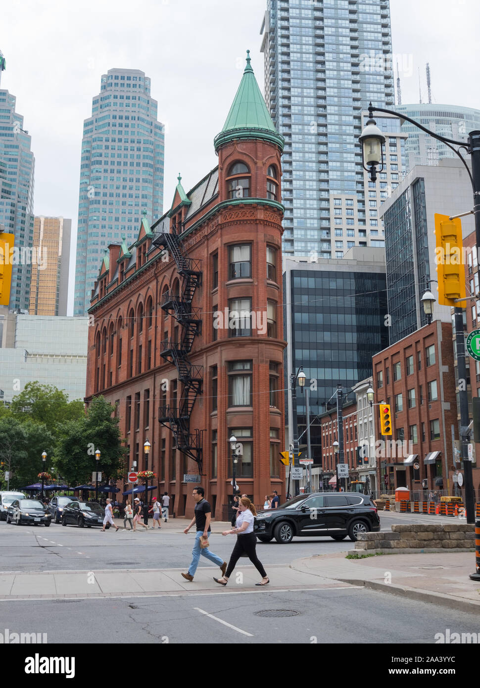 Immeuble Gooderham, 49, rue Wellington Est, Toronto, Canada Banque D'Images